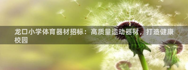 极悦娱乐百科百度贴吧:龙口小学体育器材招标:高质量运动器材,